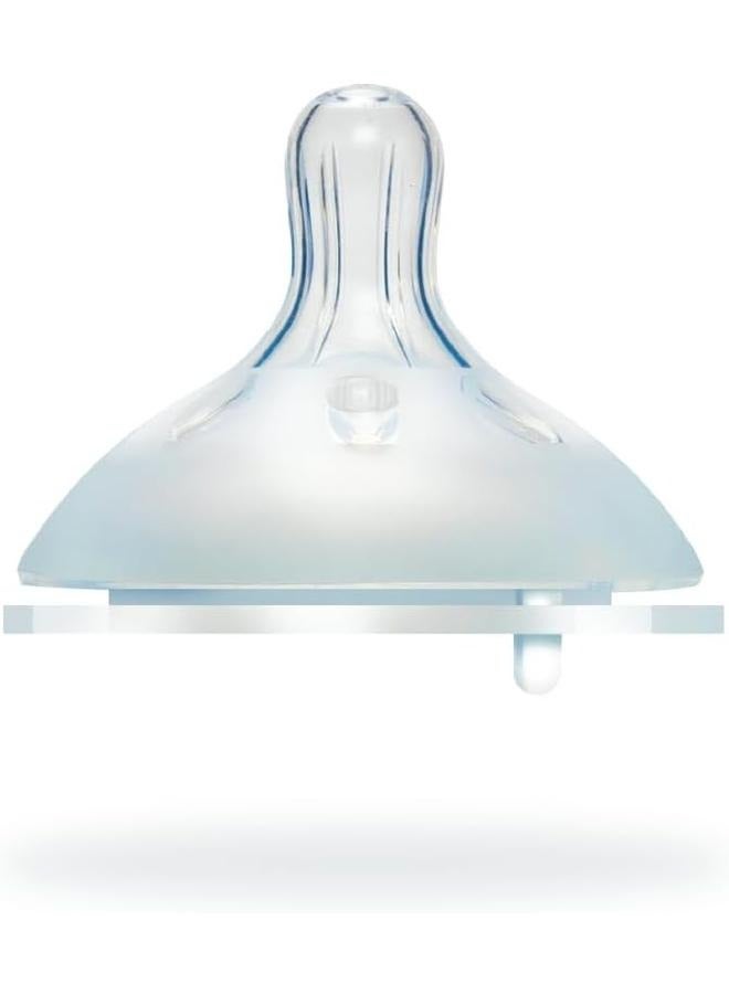 Nurtur Cozi - Narrow Neck Silicone 3 Flow Rate Teats-L-Nude - Image 1
