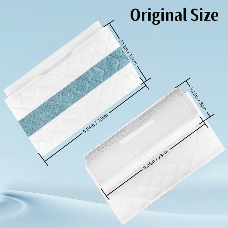 KVLZ Disposable Hard Floor Pad Refills, Compatible with Shark VACMOP Pro VM252 VM251 VM250 VM200 VC205 QM250 VM190 VM200P12 VMP30 for use on All Sealed Floors (30-PCS) - Image 2