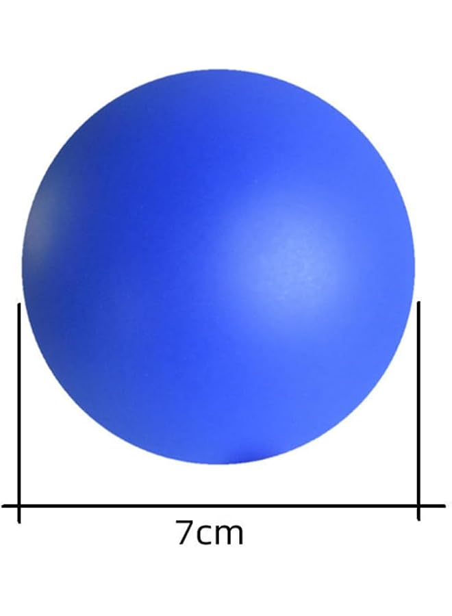 HEALLILY Hand Grip Ball: Stress Relief & Hand Exercise Ball Blue Polyurethane 7x7x7cm - Image 2