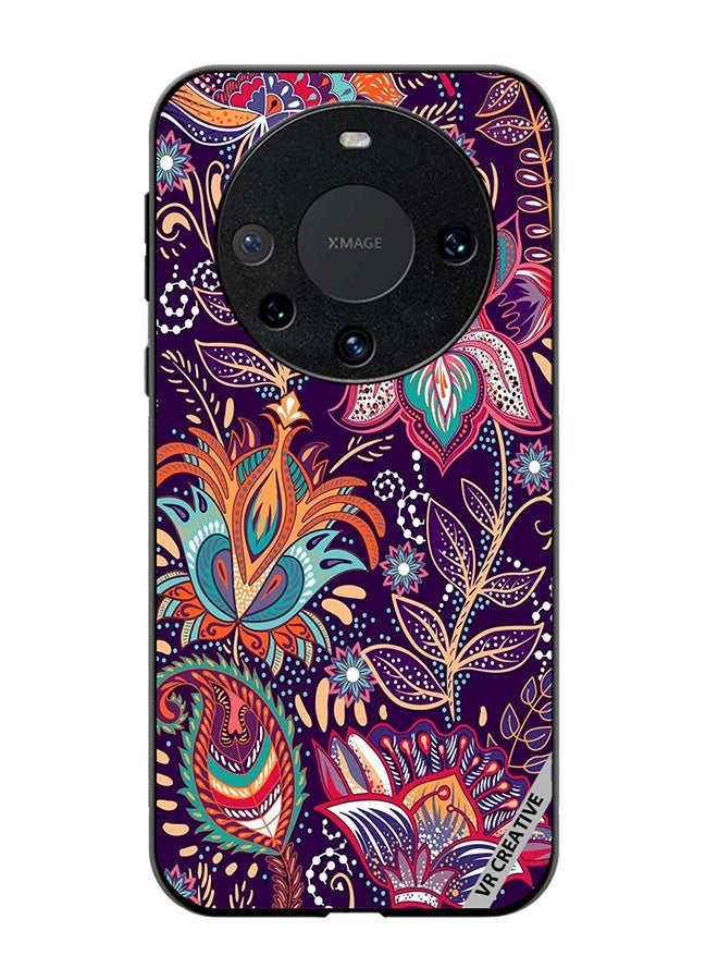 VR CREATIVE Protective Case Cover For Huawei Mate 60 Flower Design Multicolour - Image 1