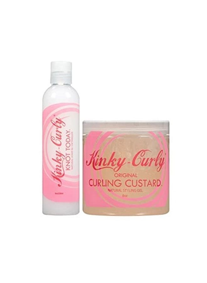 Kinky Curly بلسم مكافحة التشابك Knot Today 8 أوقية + جل كيرلي كينكي كيرلي 8 أوقية  - Image 2