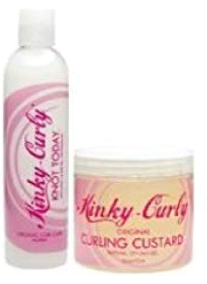 Kinky Curly بلسم مكافحة التشابك Knot Today 8 أوقية + جل كيرلي كينكي كيرلي 8 أوقية  - Image 3