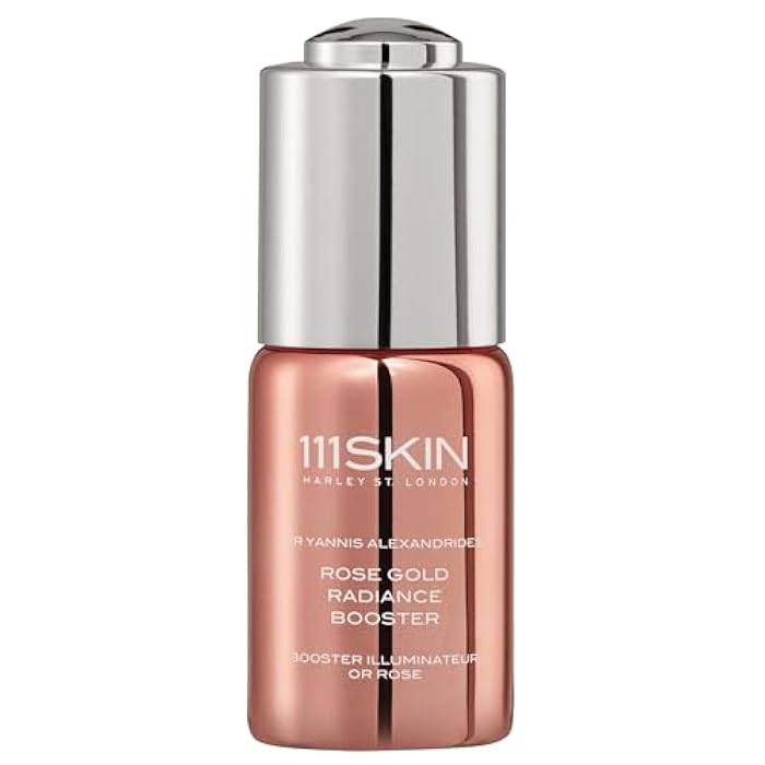 111SKIN Rose Gold Radiance Booster Serum for Face, Hydrating Face Glow Serum with Hyaluronic Acid, Niacinamide & Damascus Rose for Radiant & Even Skin Tone, Suitable for All Skin Types, 0.68 fl oz - Image 1