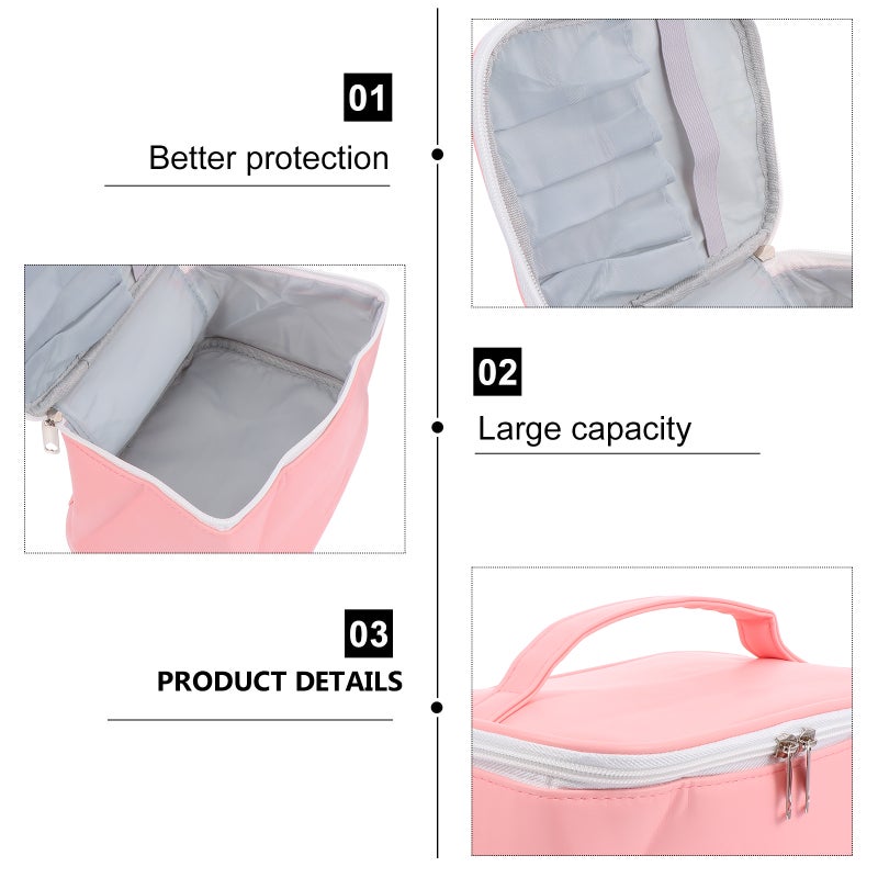 1pc Portable Toiletry Bag Multifunction Large Capacity Cosmetic Bag - Image 2