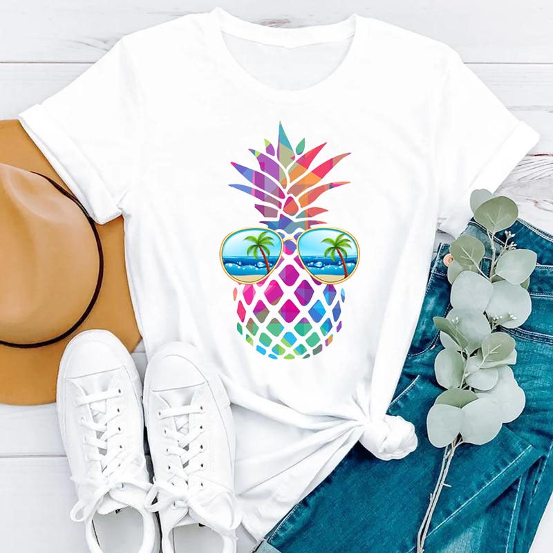 Popular Printed Short-Sleeved T-Shirt For Women - Image 3