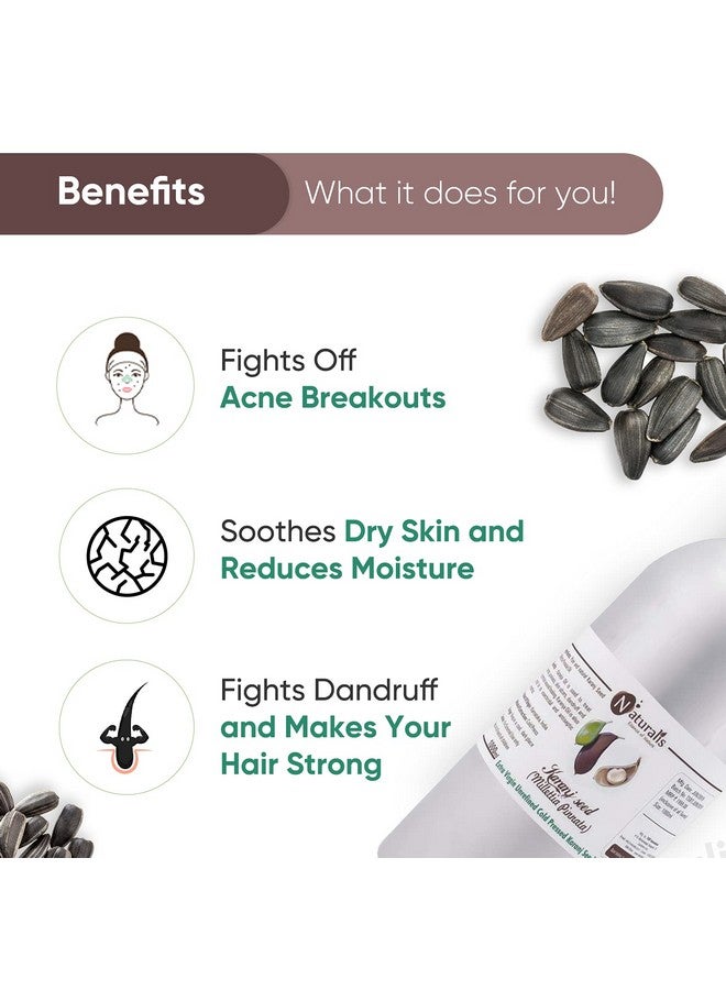 نيتشوراليس زيت بذور الكارانج البكر الممتاز غير المكرر من Naturalis Essence of Nature للبشرة - 500 مل - Image 3