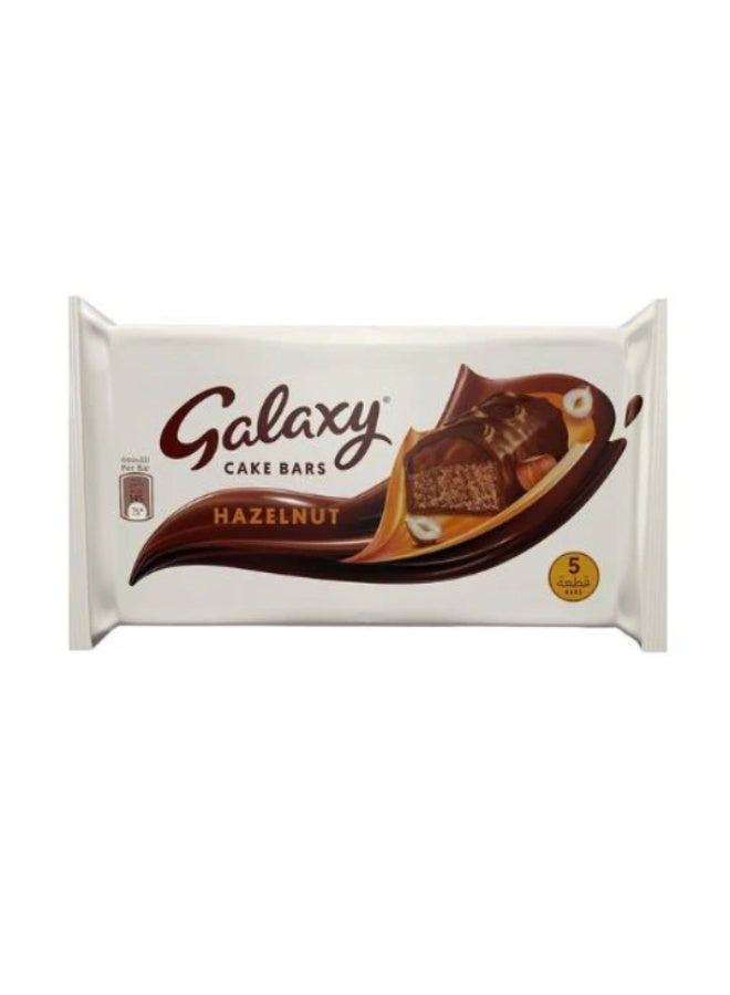 Galaxy Hazelnut Cake Bars, 5 Bars | Soft Chocolate Cake with Hazelnut Filling | Delicious Sweet Snack - Image 1
