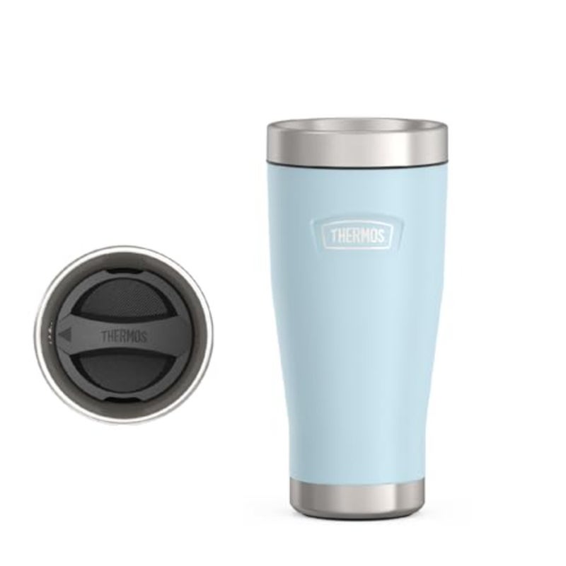 ICON Series stainless steel tumbler for outdoor use, silver, BPA-free material - Image 1