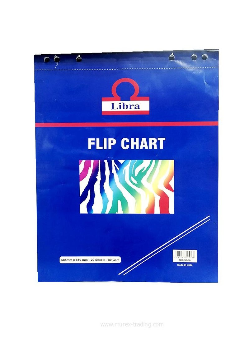Libra Flip Chart Pad 80 gsm, (585mmx810mm) (20 sheets per pad) - Image 3