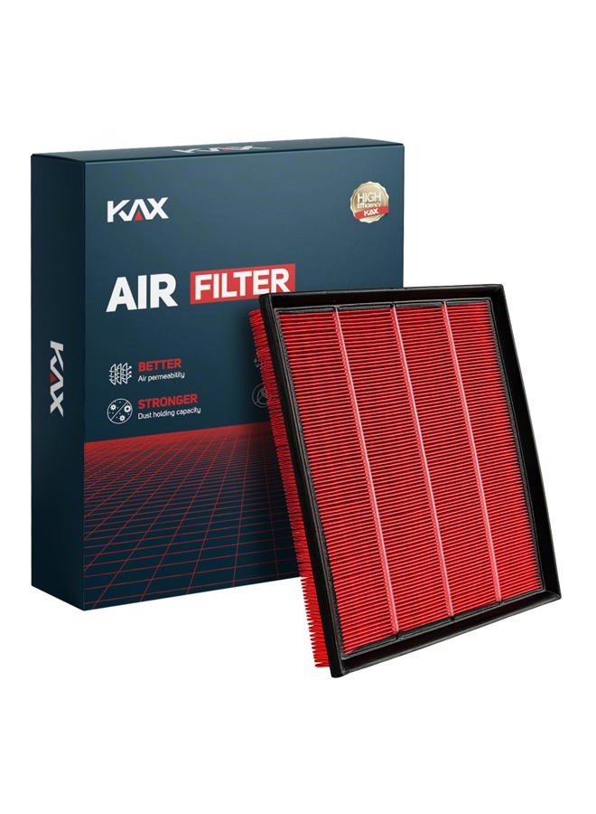 KAX Premium Engine Air Filter, CA11118 Replacement for BMW F10 G30 530i, 530i xDrive, 535i, 535i GT, 535i xDrive, 640i, 640i xDrive, 740i, 740Li, X3, X4, X5, X6, 2008-2019 - Image 1