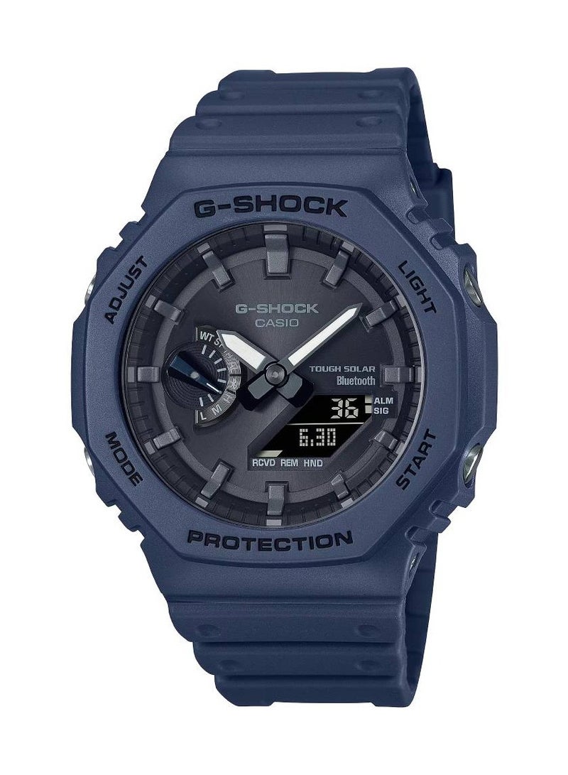 CASIO Men's Analog+Digital Asymmetrical Shape Resin Wrist Watch GA-B2100-2ADR - 45.4 Mm - Image 1