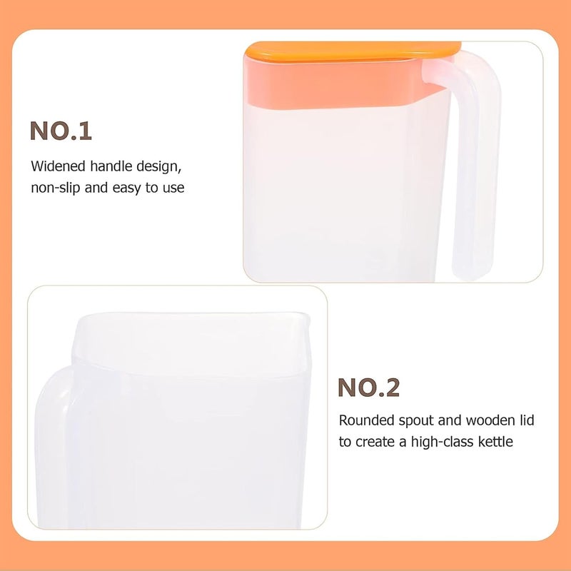 IDEAL PRIME Elegant BPA Free Leak Proof Plastic Jug 1160 ml Airtight Jug Ideal for Serving WaterJuiceBeverages Stylish Design Tableware Pack of 1 - Image 4