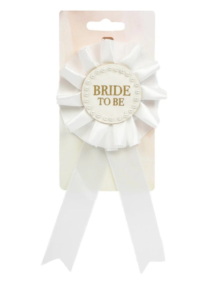 Talking Tables Bride To Be Pearl Rosette - Image 2