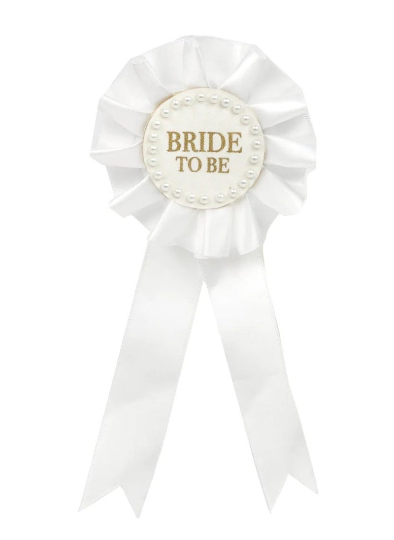Talking Tables Bride To Be Pearl Rosette - Image 3