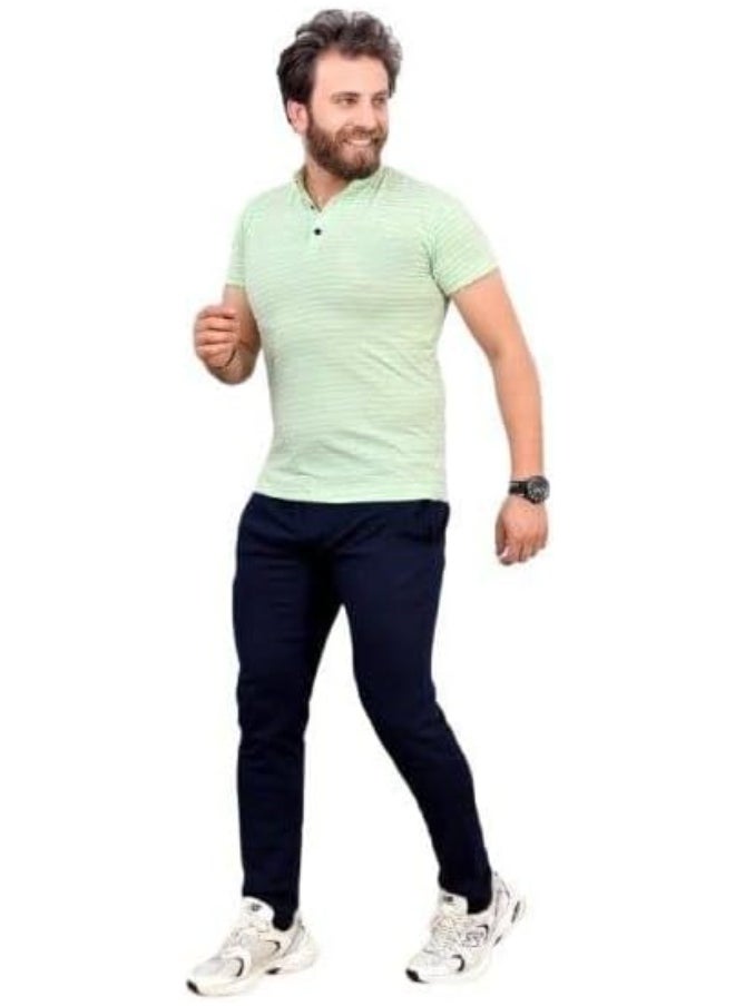 Generic - Men's modern half-collar suit - your perfect choice for going out and the club with a comfortable, sporty look AN - Image 1