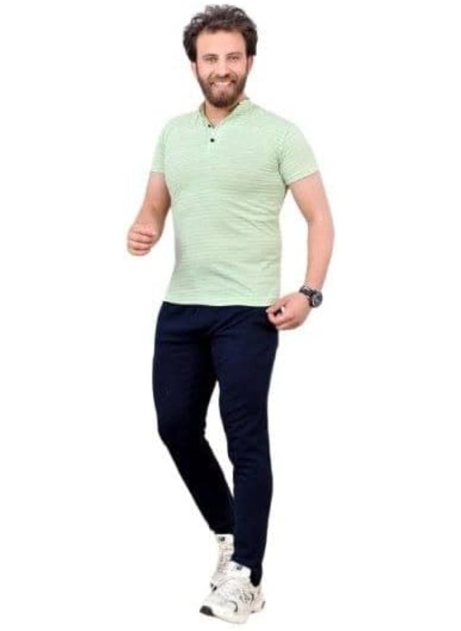 Generic - Men's modern half-collar suit - your perfect choice for going out and the club with a comfortable, sporty look AN - Image 1