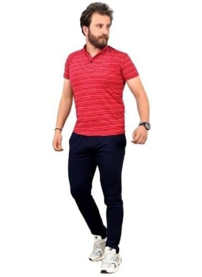Generic - Men's modern half-collar suit - your perfect choice for going out and the club with a comfortable, sporty look AN - Image 1