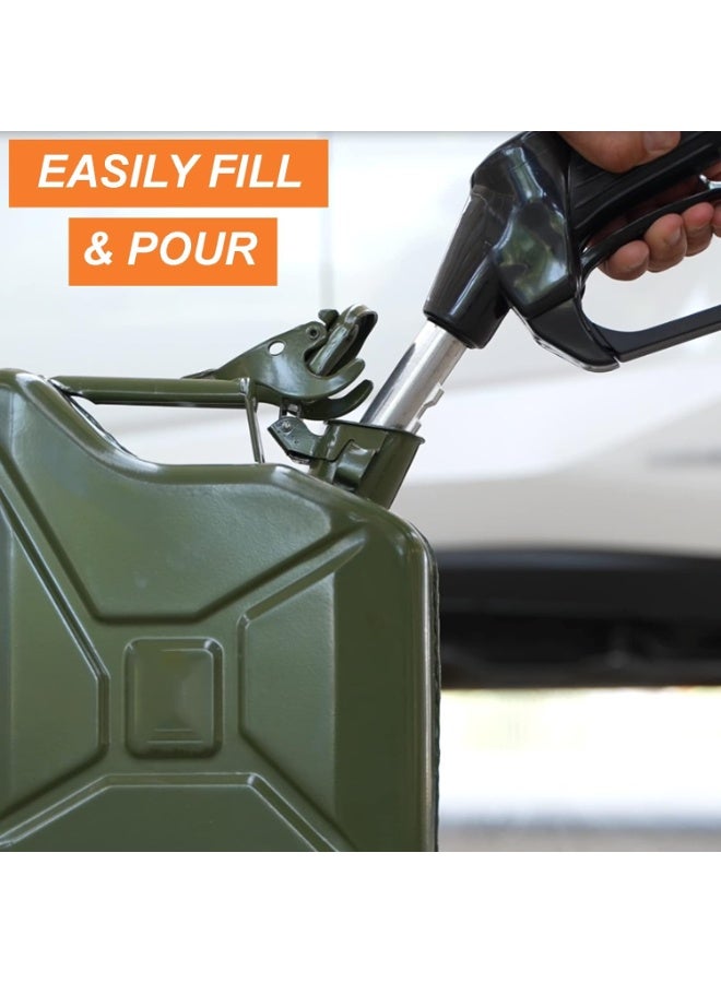 10L Metal Gas Can – Heavy-Duty Fuel Storage Solution (Without spout Nozzle) - Image 4