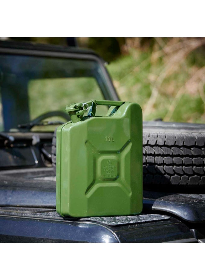10L Metal Gas Can – Heavy-Duty Fuel Storage Solution (Without spout Nozzle) - Image 3