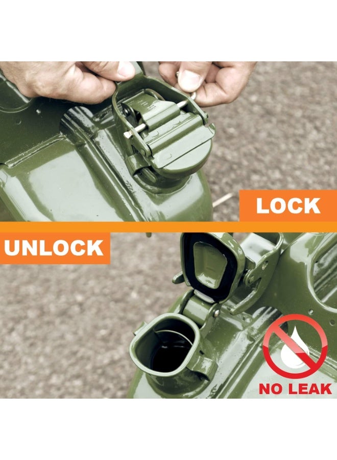 10L Metal Gas Can – Heavy-Duty Fuel Storage Solution (Without spout Nozzle) - Image 5