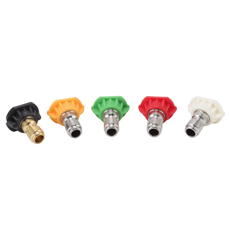 Premium Material Quick Connect Pressure Washer Nozzle Kit Rotating Tips Set 030 - Image 4