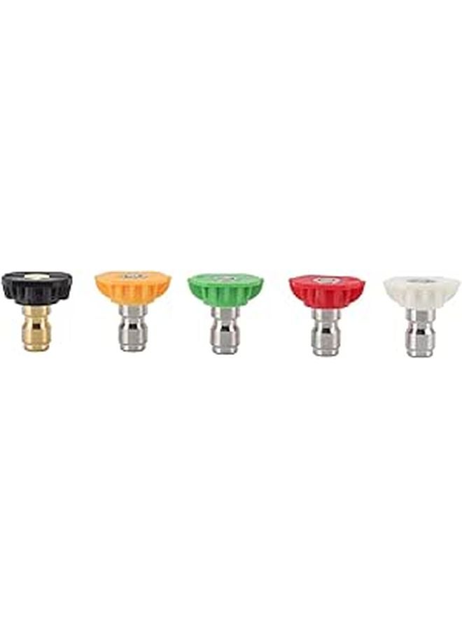 Premium Material Quick Connect Pressure Washer Nozzle Kit Rotating Tips Set 030 - Image 1