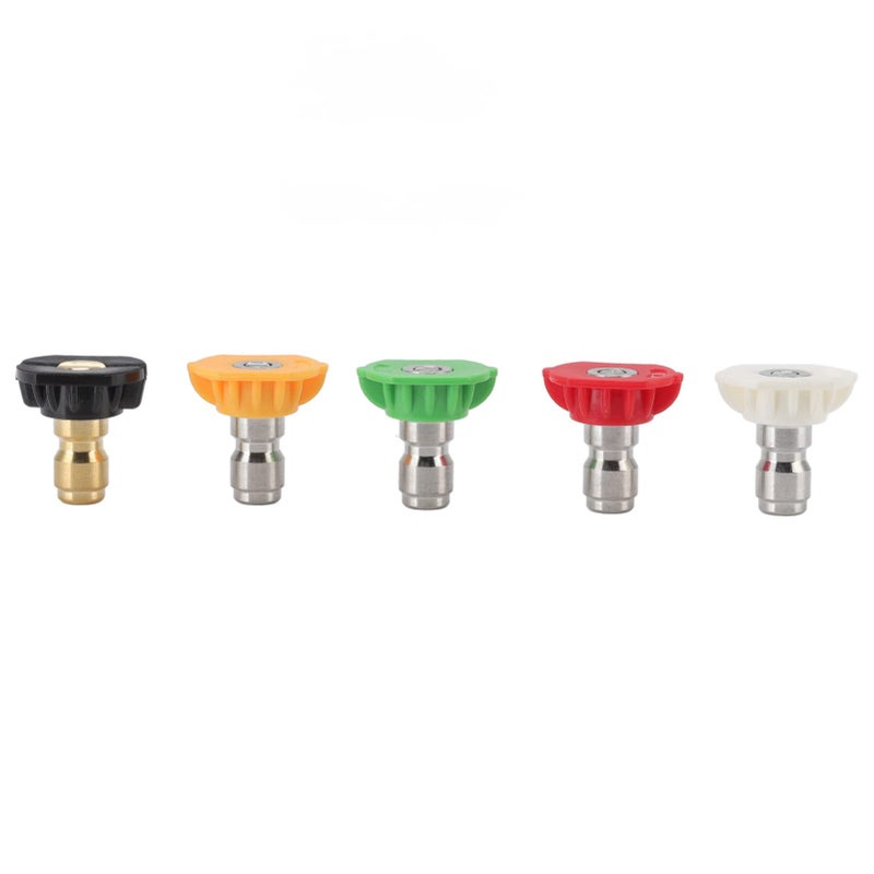 Premium Material Quick Connect Pressure Washer Nozzle Kit Rotating Tips Set 030 - Image 2