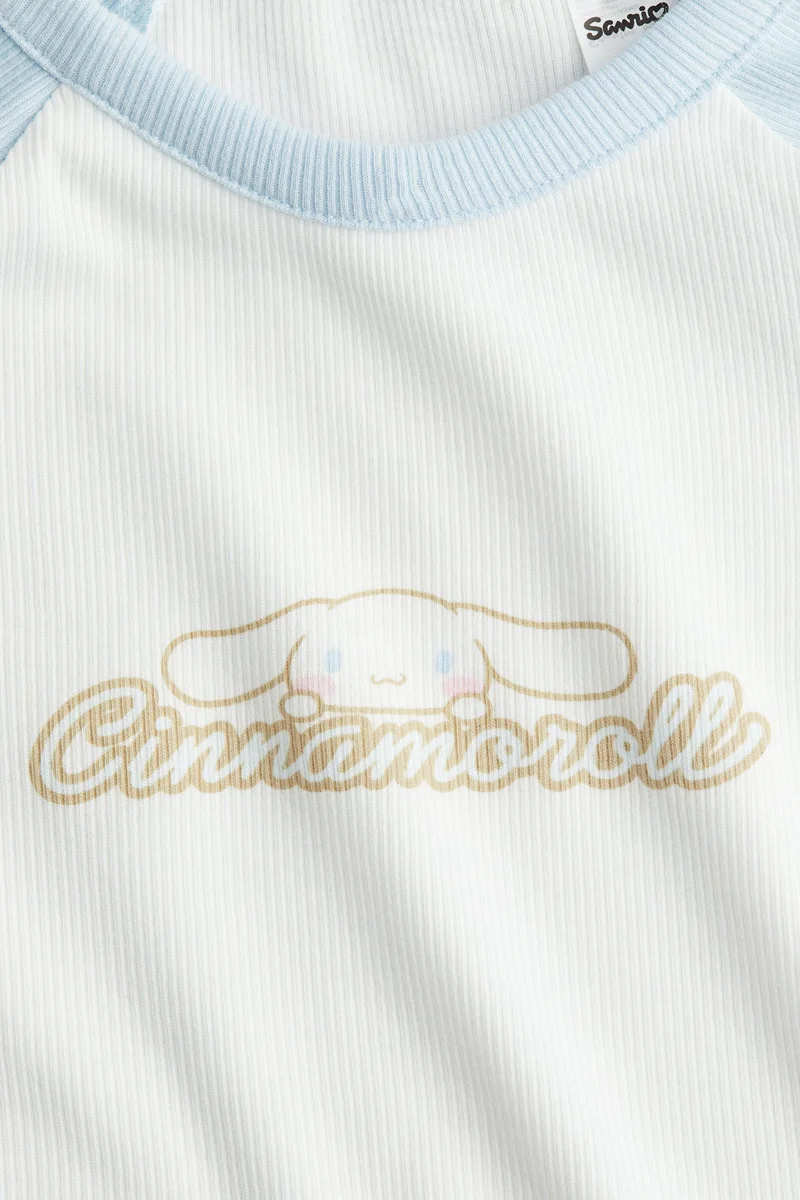 H&M Printed jersey top