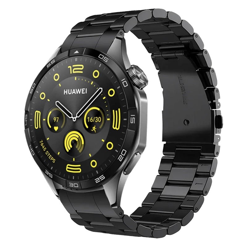 SKEIDO Metal Replacement Strap Compatible with Huawei Watch GT4 46mm, Premium Stainless Steel 22mm Band - Image 2