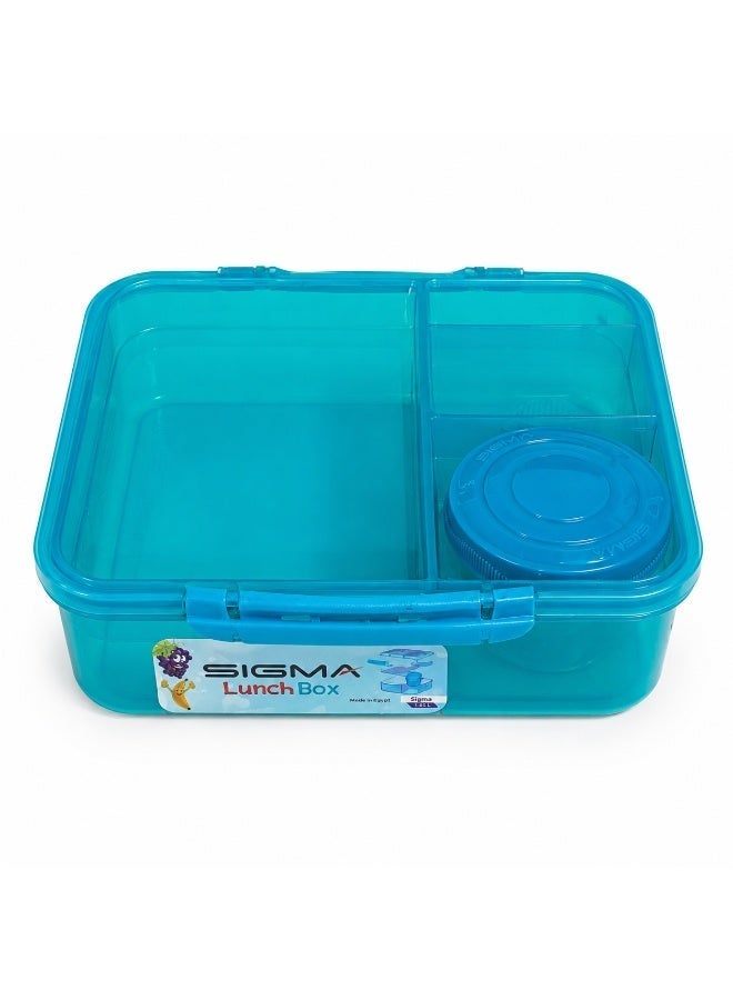SIGMA LUNCH BOX 1.650L DA TREQ With Spoon,Fork,Knife - Image 3