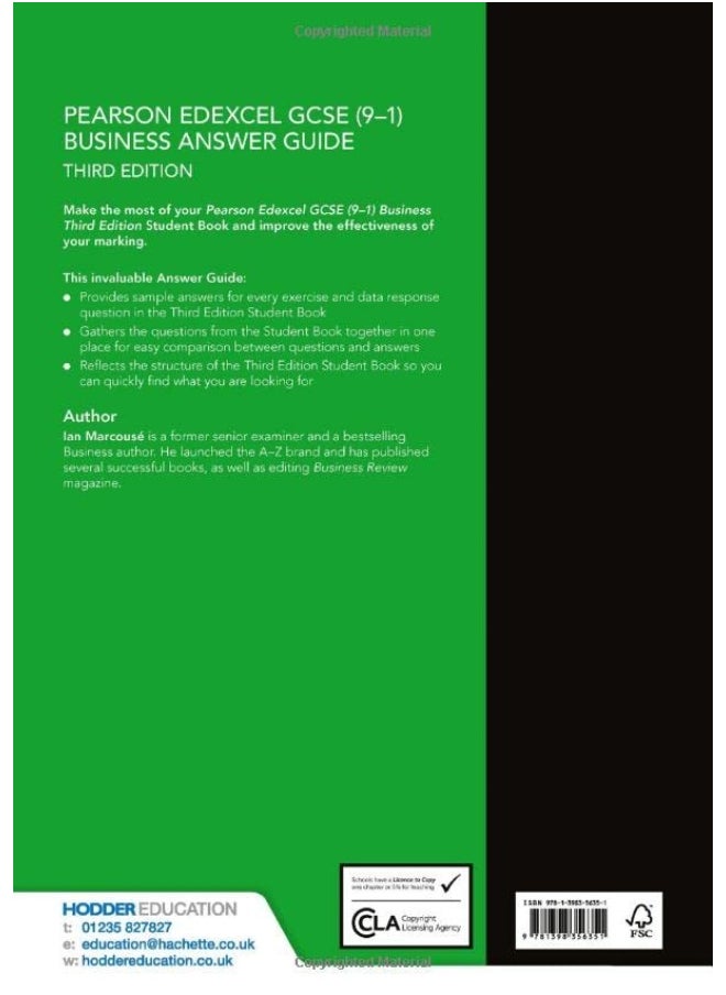 Pearson Edexcel GCSE (9-1) Business Answer Guide T  - Image 1