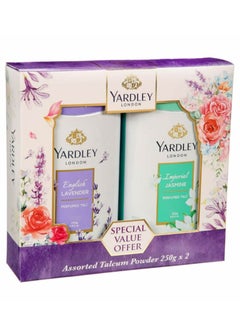 Yardley Talc Powder Lavender 250g + Jasmine 250g - pzsku/ZEB0EE6F95E516CFF8222Z/45/_/1698121832/ec863749-305c-4eb8-a27b-2f4ab54db376