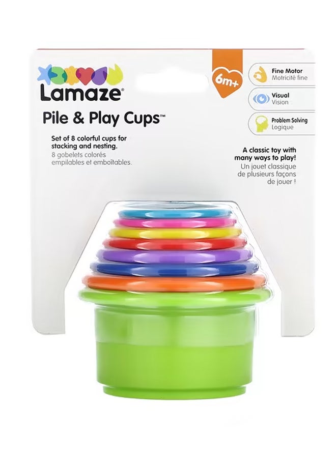 Lamaze Pile & Play Cups6 Months+8 Piece Set