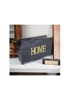 Free Standing Paper Towel Holder Tissue Dispenser Organizer for Kitchen Countertops Dining Table Picnic Table Indoor Outdoor Use, Black