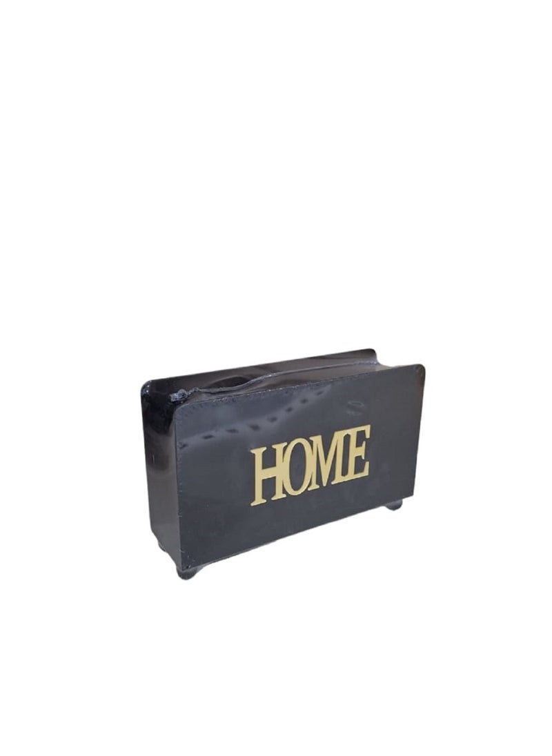 Generic - Free Standing Paper Towel Holder Tissue Dispenser Organizer for Kitchen Countertops Dining Table Picnic Table Indoor Outdoor Use, Black - Image 1