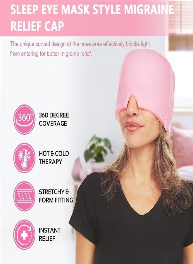 Relief Cap for Headaches & Sinus Pain | Hot & Cold Therapy Gel Ice Head Wrap | Relaxing Thermax Cooling Cap for Men & Women - Image 3