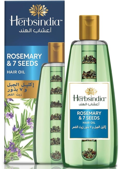 Rosemary & 7 Seeds Hair Oil With Nourish Tube 180ml