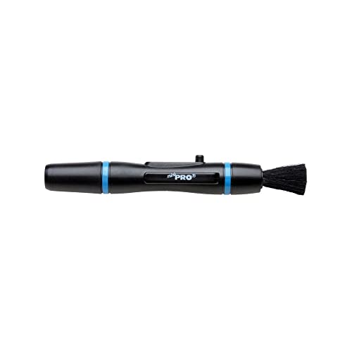 LENSPEN MiniPro. Professional Small, Lightweight Camera Lens Cleaning Pen with Carbon Compound Technology and Retractable Brush for Removal of Fingerprints, Grease and Dust from any Optical Device, black - Image 1