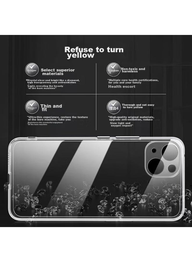 Kelleia Phone 15 Case, Shockproof And Scratch-resistant, Ultra-thin Transparent Silicone Soft Shell, Clear - Image 3