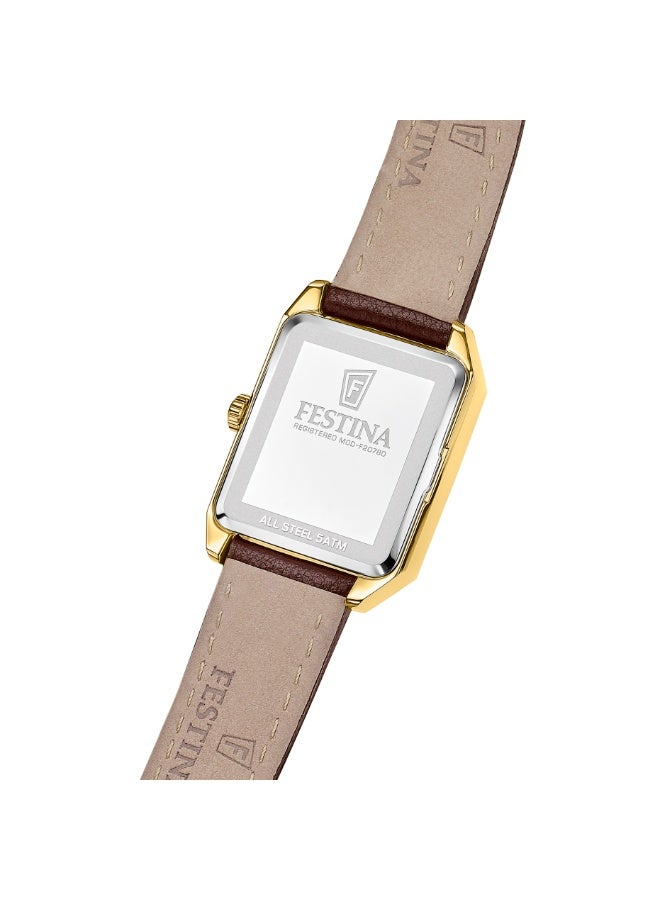 Festina Men's The Square Leather Watch F20780/2 - Image 2