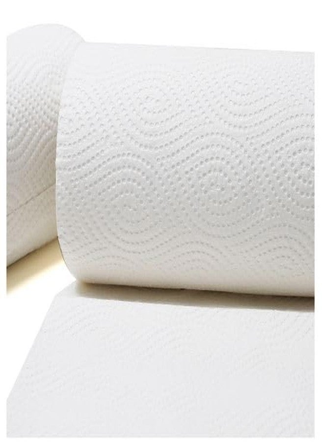 FRILL kitchen tissue roll 4 ply | Soft and Highly absorbent kitchen tissue roll large Size | Kitchen Tissue Roll Combo for Multipurpose Usage, (80 Pulls) - Image 3