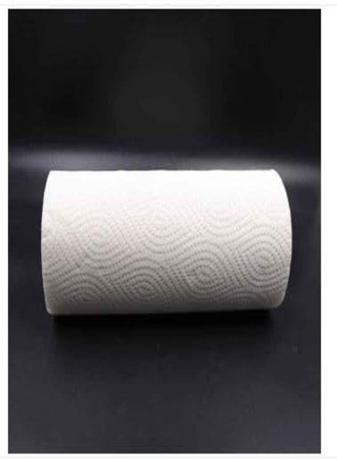 FRILL kitchen tissue roll 4 ply | Soft and Highly absorbent kitchen tissue roll large Size | Kitchen Tissue Roll Combo for Multipurpose Usage, (80 Pulls) - Image 1