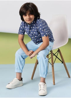 Stylo Bug All Over Print Short Sleeve Shirt by Styli  - Image 2