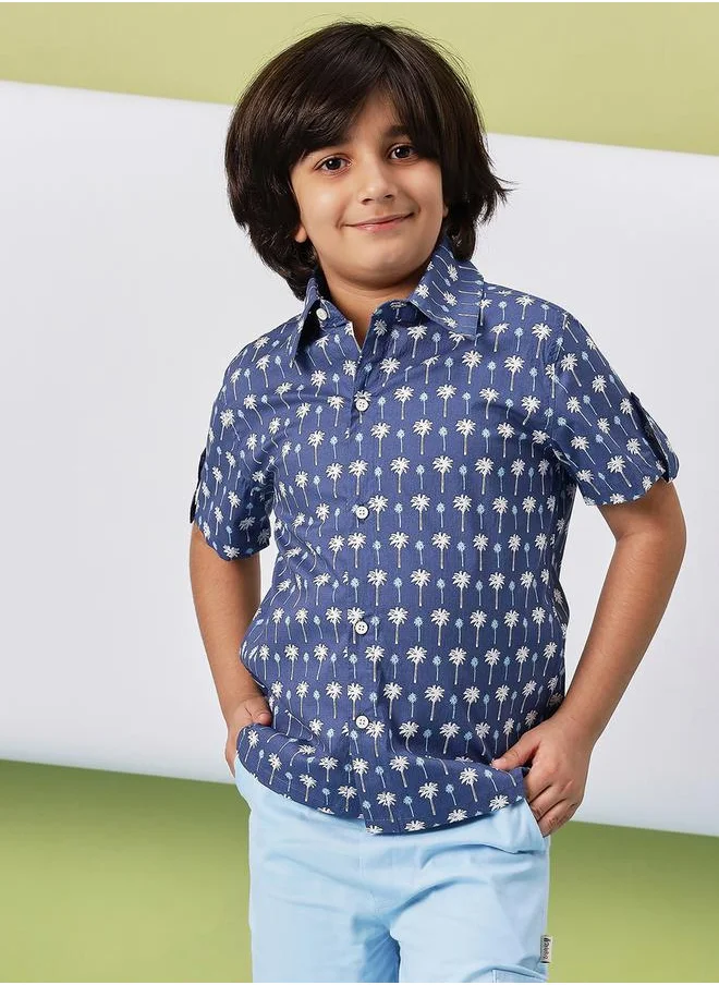 ستايلو بج All Over Print Short Sleeve Shirt