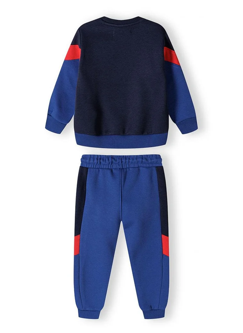 MINOTI Kids Boys Fleece Sweatshirt And Jogpant Set