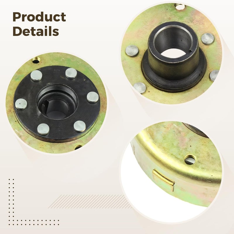 Gy6 Flywheel Puller for 125Cc & 150Cc Scooters, Heavy Steel Construction, Smooth Polished, 4.7 X 4.7 X 2.4 Inches - Image 2