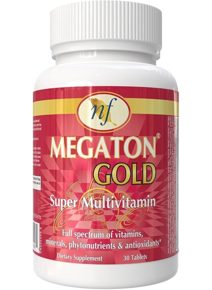 نيوتريفاكتور أقراص نوتريفاكتور ميجاتون جولد متعددة الفيتامينات، 30 قرص