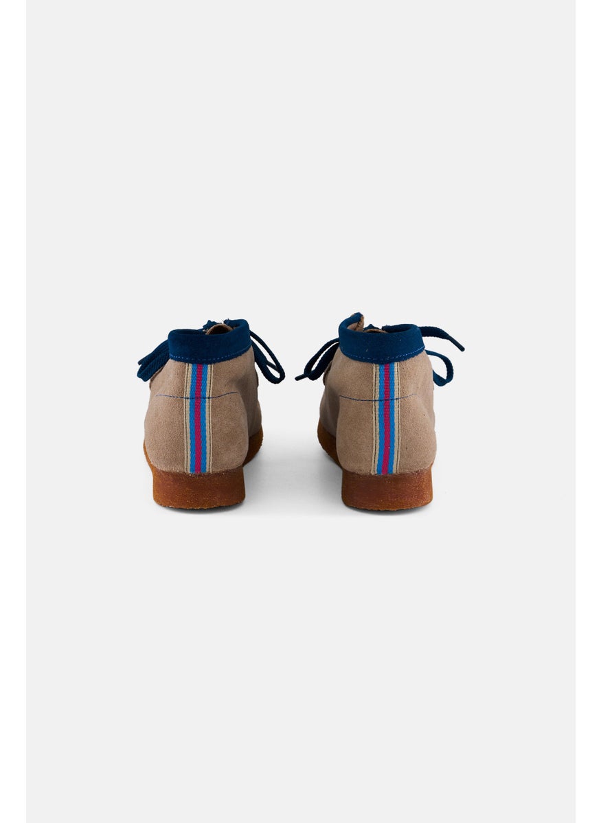 clarks Kids Boy Wallabee Lace Up Boots, Taupe  - Image 2