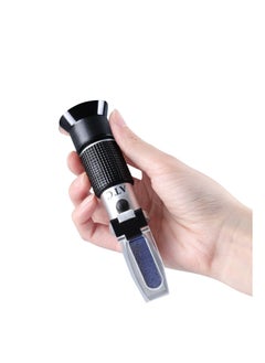 ATC Antifreeze Refractometer 4-in-1 Coolant Tester Refractometer for Checking Freezing Point of Automobile Antifreeze Systems, Anti Freeze Tester Refractometer for Battery Acid, Ethylene Propylene Glycol  - Image 1