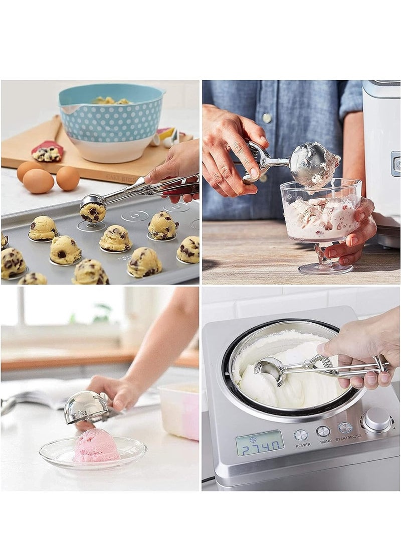 Generic - New 6CM ICE CREAM SCOOP STAINLESS STEEL ICE CREAM SPOON BALL SCOOPER - Image 1